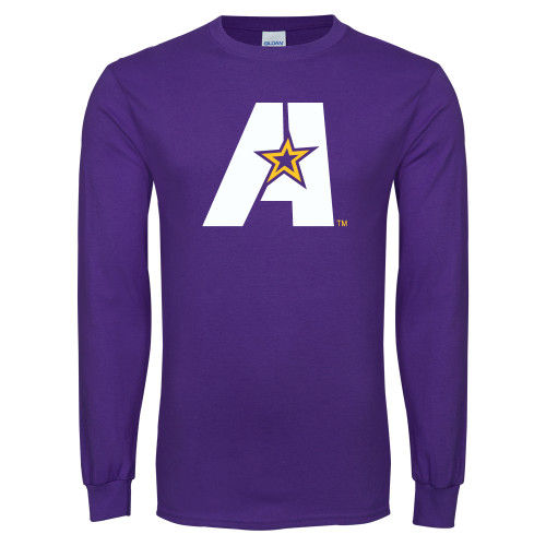  Purple Long Sleeve T Shirt - A