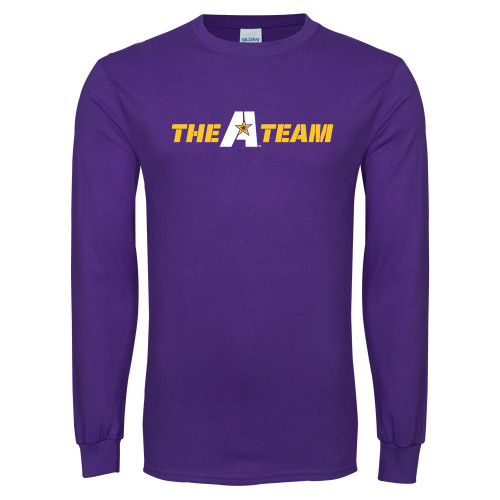  Purple Long Sleeve T Shirt - The A Team