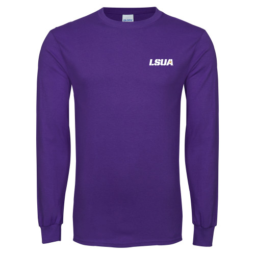 Purple Long Sleeve T Shirt - LSUA