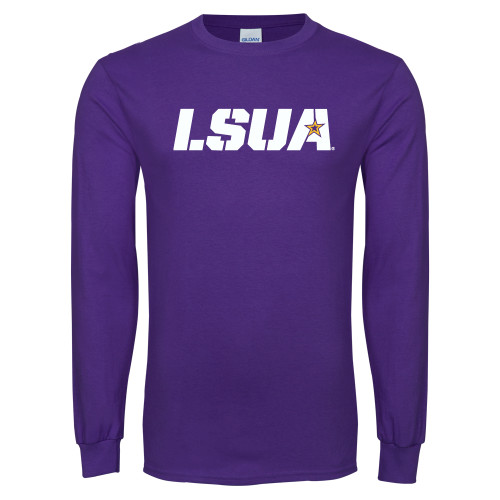  Purple Long Sleeve T Shirt - LSUA