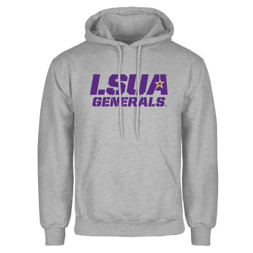  Grey Fleece Hoodie - LSUA Generals