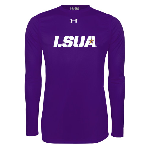 Under Armour Purple Long Sleeve Tech Tee - LSUA