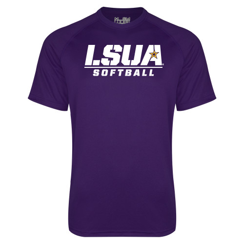  Under Armour Purple Tech Tee - Softball