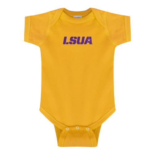  Gold Infant Onesie - LSUA