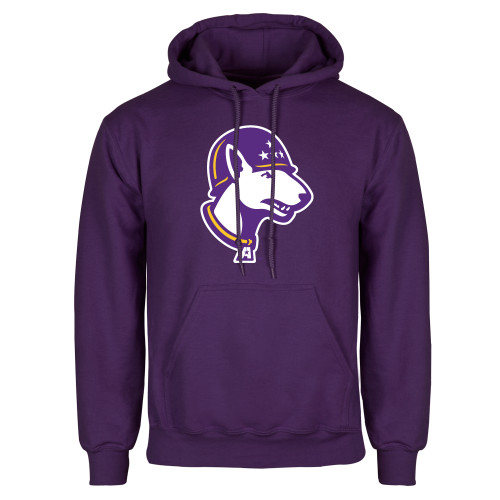  Purple Fleece Hoodie - Bull Terrier head LSUA