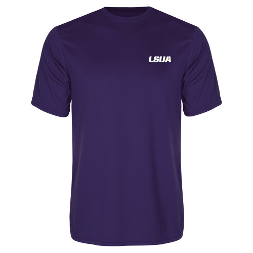  Purple Performance Tee - LSUA