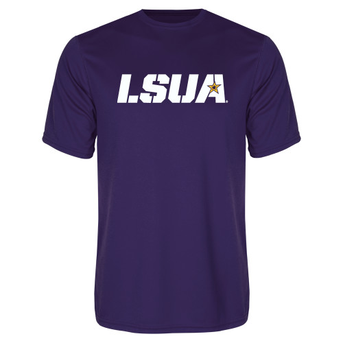 Purple Performance Tee - LSUA