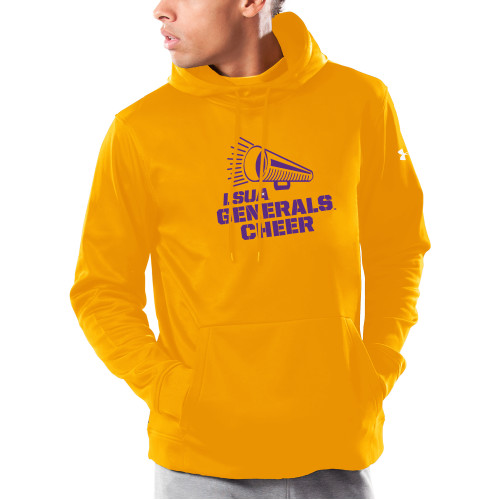  Under Armour Gold Armour Fleece Hoodie - Generals Cheer Megaphone