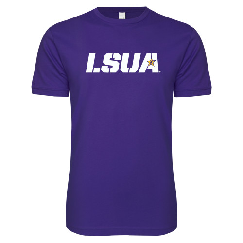  Next Level Purple SoftStyle T Shirt - LSUA