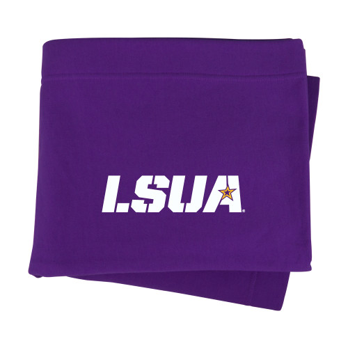 Louisiana Alexandria Purple Sweatshirt Blanket