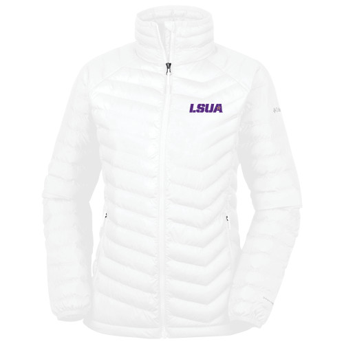  Columbia Womens White Powder Lite Jacket - LSUA