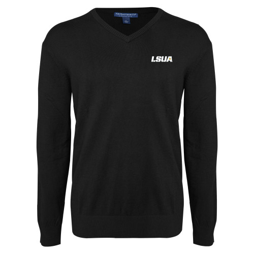  Black VNeck Sweater - LSUA