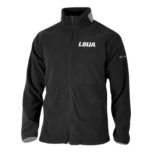  Columbia Black Everest Ridge Fleece Full Zip Jacket - LSUA