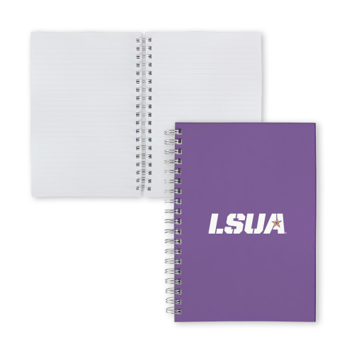  Clear 7 x 10 Spiral Journal Notebook - LSUA