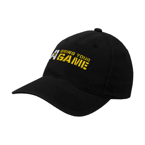  Black Flexfit Structured Low Profile Hat - Bring Your A Game