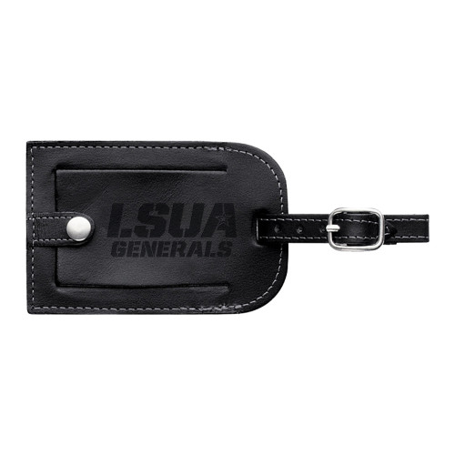  Millennium Leather Luggage Tag - LSUA Generals Engraved
