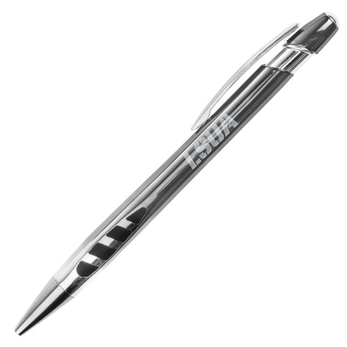  Veneno Metallic Charcoal Pen w/Blue Ink - LSUA Engraved