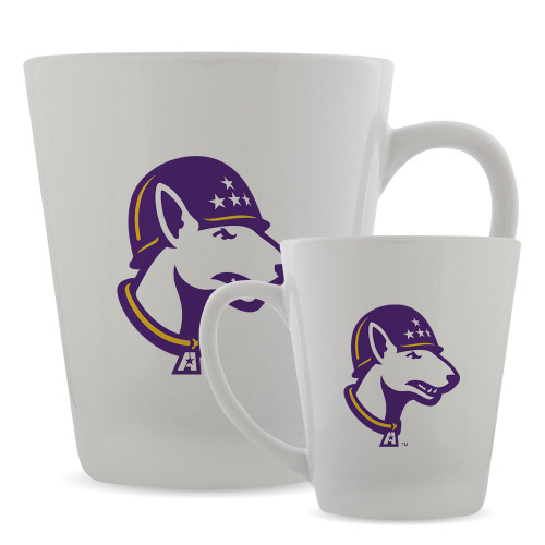  Full Color Latte Mug 12oz - Bull Terrier head LSUA