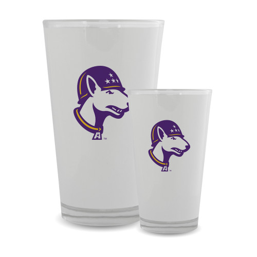  Full Color Glass 17oz - Bull Terrier head LSUA