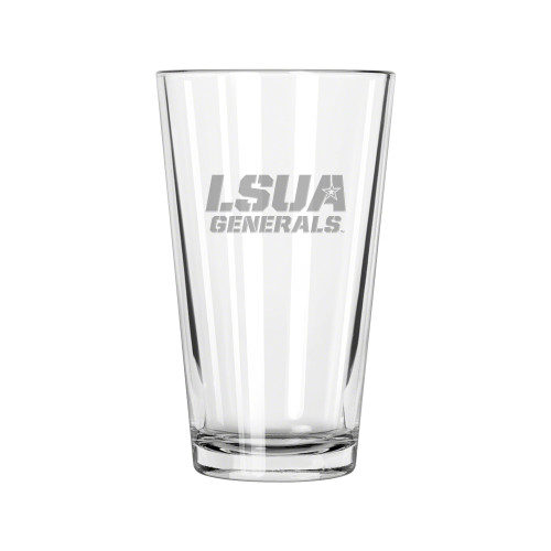  Libbey Glass 16oz - LSUA Generals Engraved