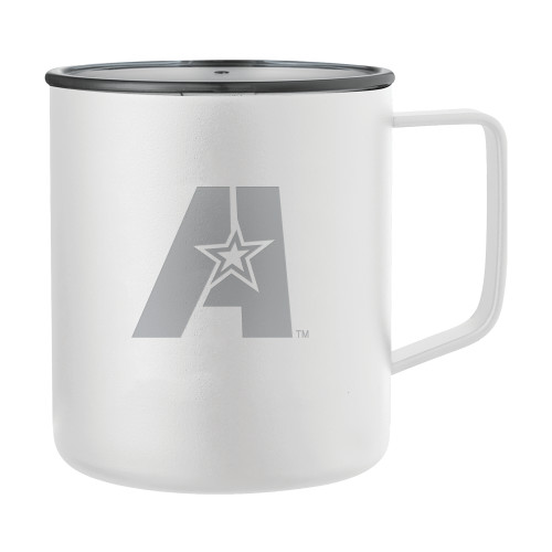  Rover Camp Vacuum Insulated White Mug 14oz - A Engraved