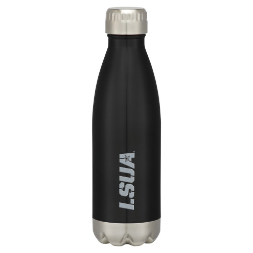  Swig Stainless Steel Black Bottle 16oz - LSUA Engraved