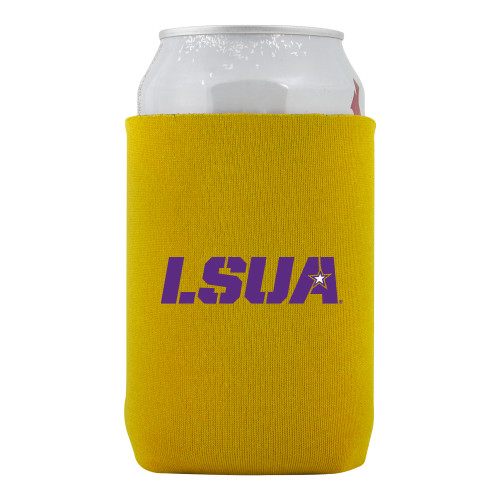  Neoprene Gold Can Holder - LSUA