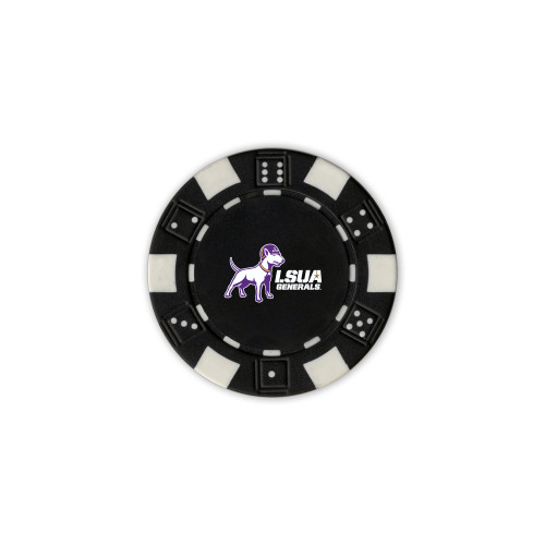  Black Game Chip - Bull Terrier LSUA Generals Horizontal