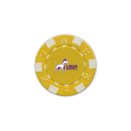  Gold Game Chip - Bull Terrier LSUA Generals Horizontal
