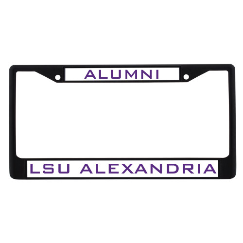  Alumni Metal License Plate Frame in Black - Alumni