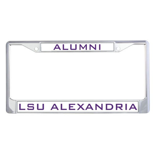  Alumni Metal License Plate Frame in Chrome - Alumni 