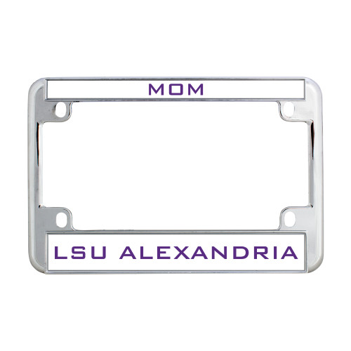  Metal Motorcycle License Plate Frame in Chrome - Mom