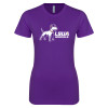 Thumbnail image for  Next Level Womens Purple Boyfriend Tee