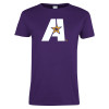 Thumbnail image for  Womens Purple Short Sleeve Tee
