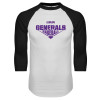 Thumbnail image for  White/Black Raglan Baseball T Shirt
