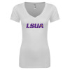 Thumbnail image for  Next Level Womens White Ideal V Tee