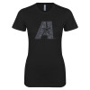 Thumbnail image for  Next Level Womens Black Boyfriend Tee