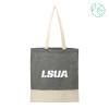 Thumbnail image for  Split Recycled Black Cotton Twill Convention Tote