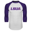 Thumbnail image for  White/Purple Raglan Baseball T Shirt