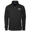 Thumbnail image for  Black Slub Fleece 1/4 Zip Pullover
