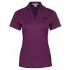Thumbnail image for  Womens Purple Performance Fine Jacquard Polo