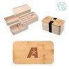 Thumbnail image for  Stackable Bamboo Fiber Beige Bento Box