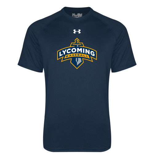  Under Armour Navy Tech Tee - Lycoming Baseball Under Armour