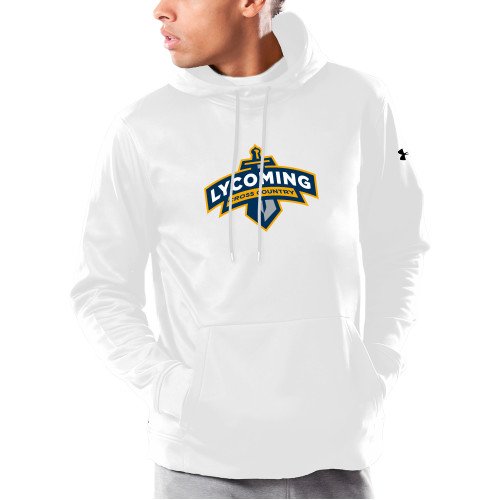  Under Armour White Armour Fleece Hoodie - Lycoming Cross Country