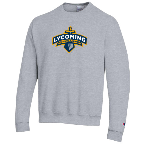  Champion Heather Grey Fleece Crew - Lycoming Cheerleading