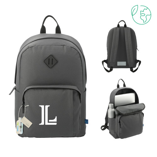  Repreve Ocean Charcoal Everyday Computer Backpack - Lycoming Athletic L