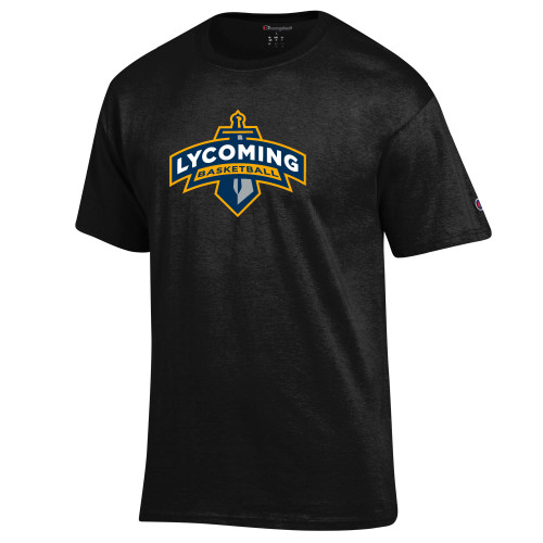  Champion Black T Shirt - Lycoming Basketball
