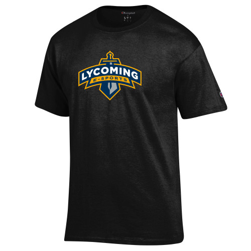  Champion Black T Shirt - Lycoming ESports