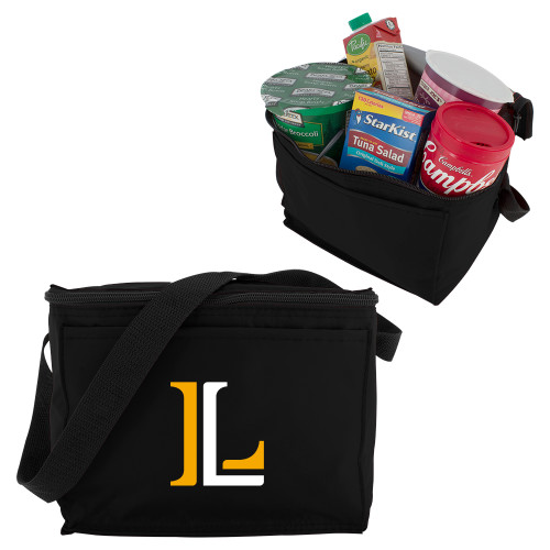 Six Pack Black Cooler - Lycoming Athletic L