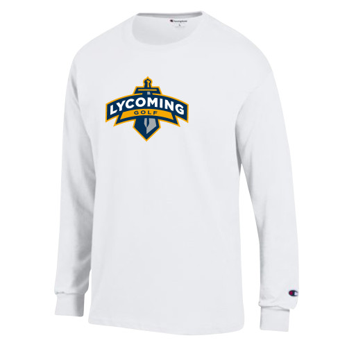 Main Image for  Champion White Long Sleeve T Shirt